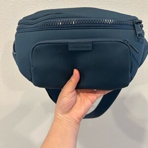 EUC Dagne Dover large JAX Fanny Bag in navy